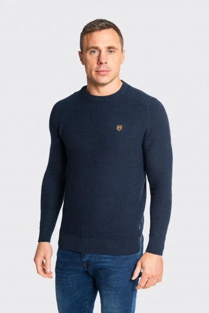 XV Kings Orkney Textured Crew Neck Jumper