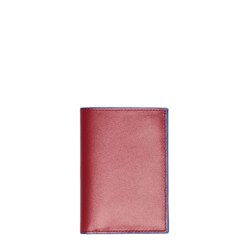 RUBY RED VERTICAL WALLET