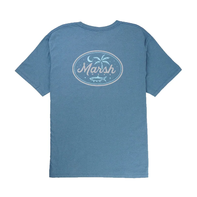 Marsh Wear Crescent Men's S/S T-Shirt - Blue