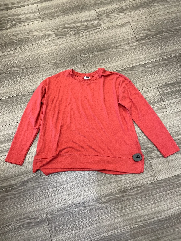 Top Long Sleeve By Lucky Brand In Red, Size: L