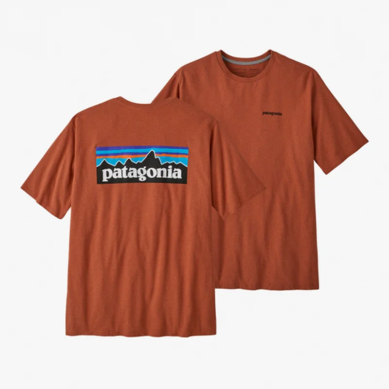 Patagonia P-6 Logo Responsibili-Tee Men's S/S T-Shirt - Quartz Coral