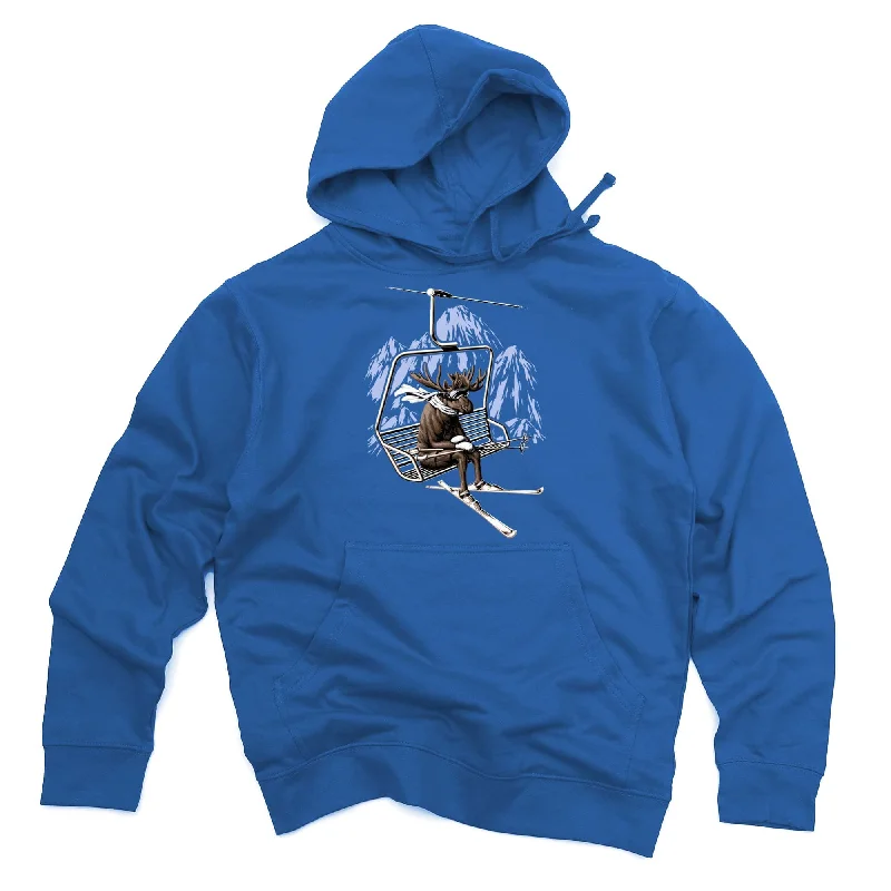 Vacation Moose Midweight Pullover Hoodie