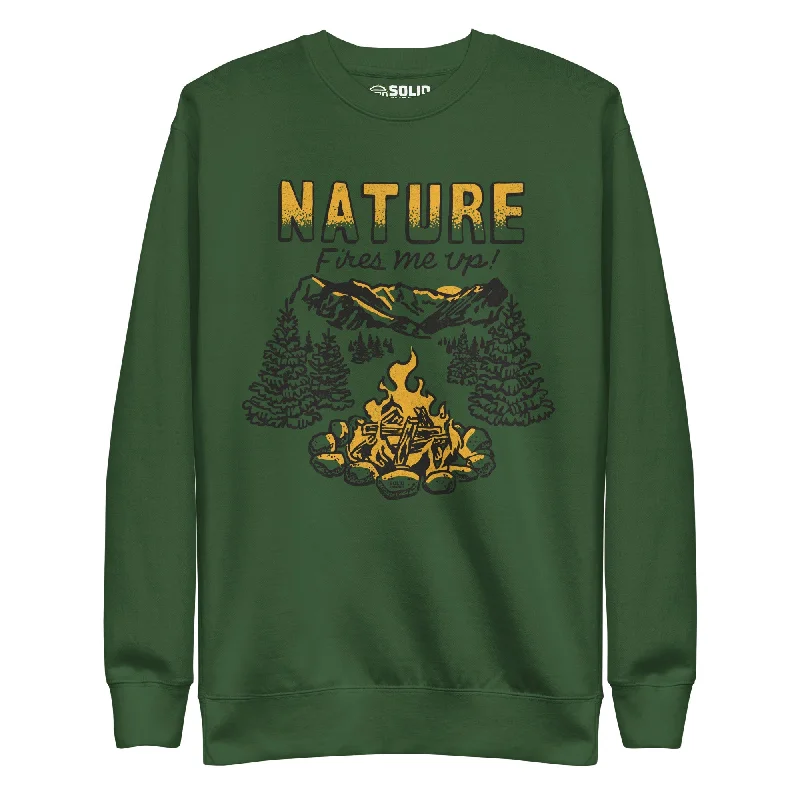 Nature Fires Me Up Classic Fleece Sweatshirt