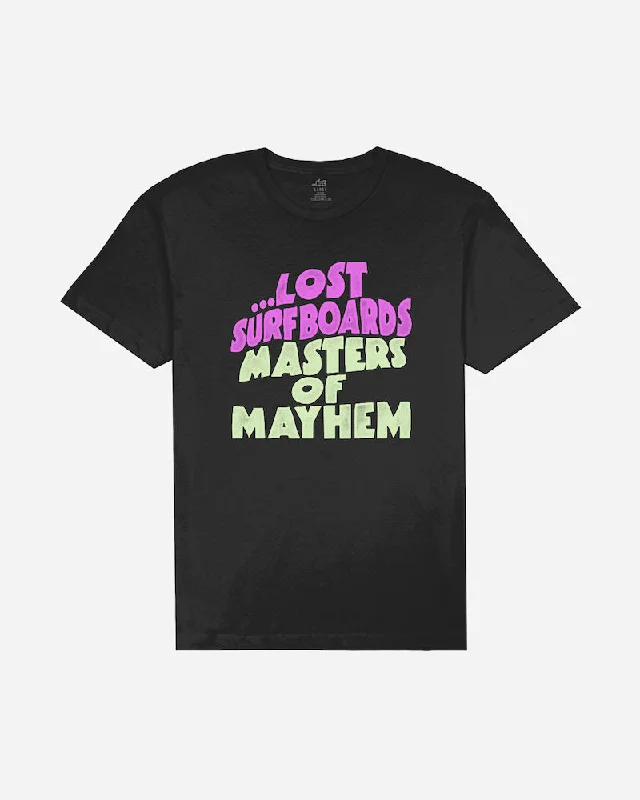 Lost Mens Masters of Mayhem T-Shirt - Black