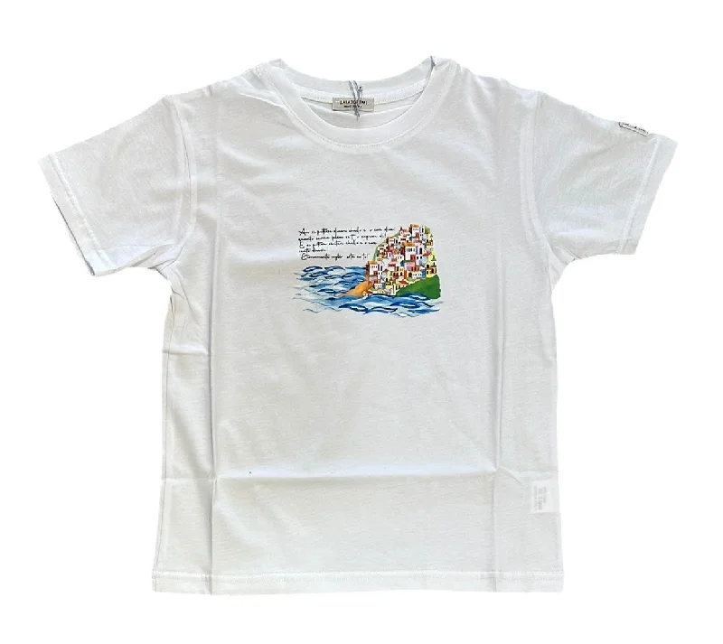 Baia Boys White Positano T Shirt