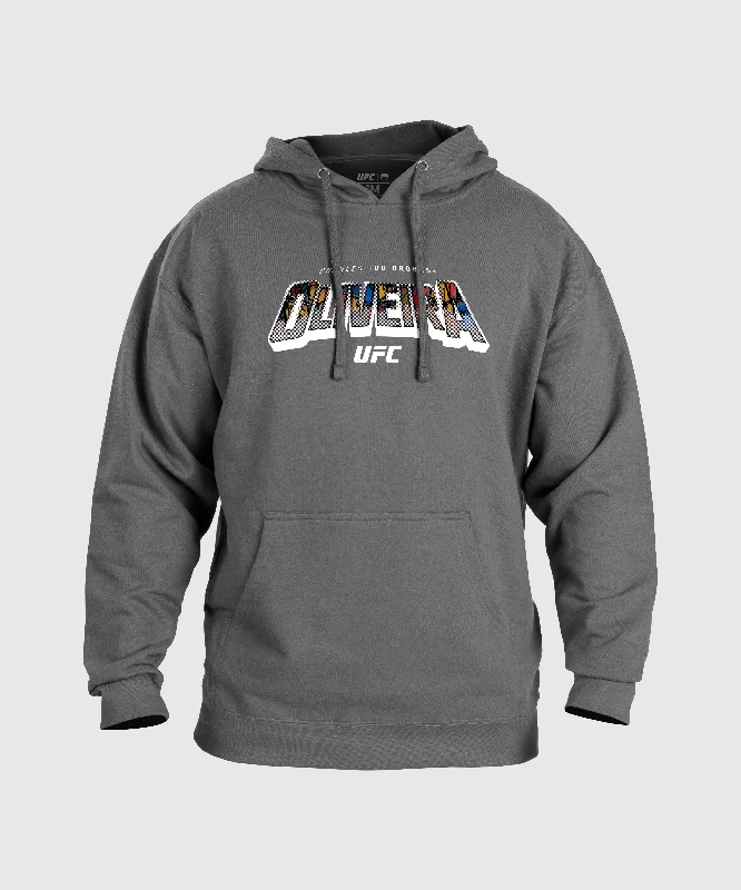 Men's UFC Unrivaled by Venum Charles Oliveira Hoodie - Heather Grey