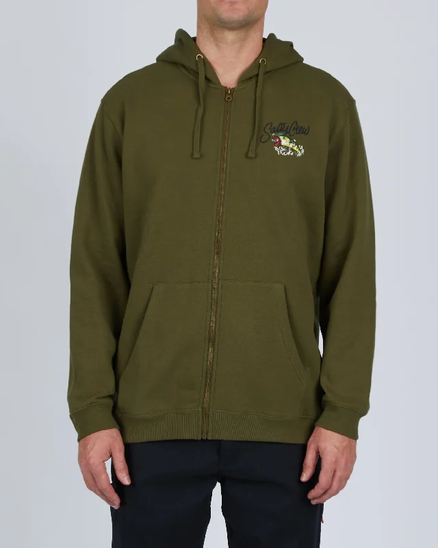 Castoff Zip Fleece - Army