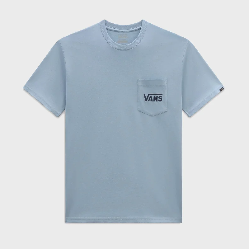 Vans Mens Style 76 Back T-Shirt - Dusty Blue/Dress Blues