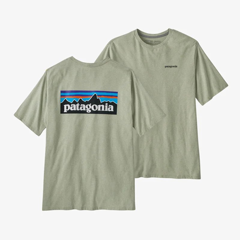 Patagonia P-6 Logo Responsibili-Tee Men's S/S T-Shirt - Salvia Green