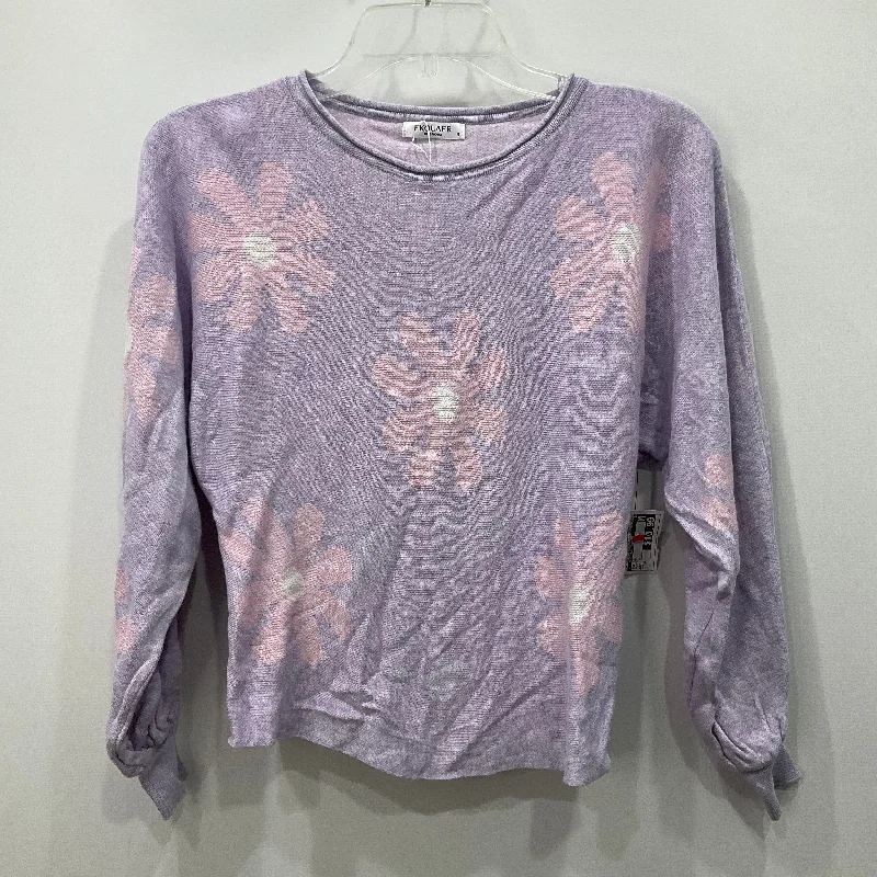 Top Long Sleeve By ekouaer In Purple, Size: S