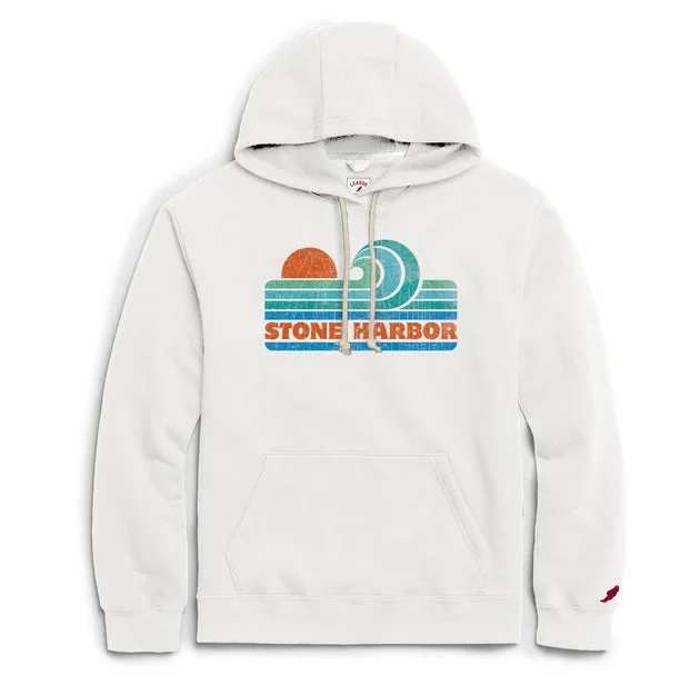 Men's Stone Harbor Essential Fleece Hoodie - White