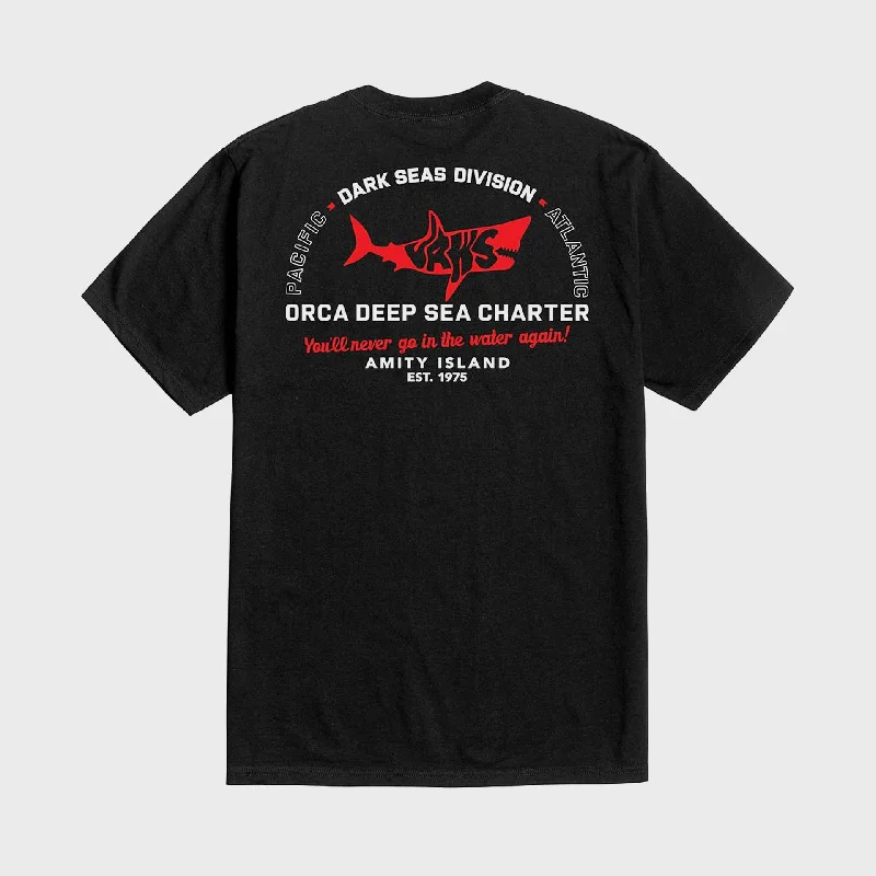 Dark Seas Mens Charter T-Shirt - Black