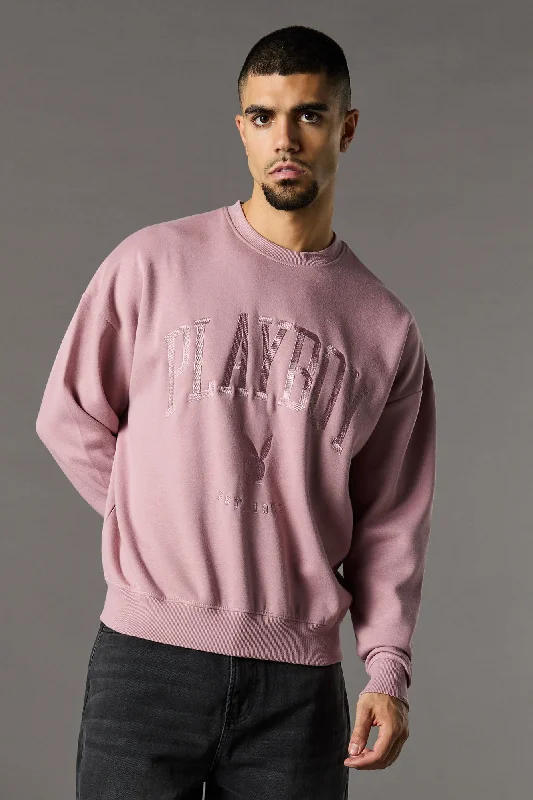 Playboy Embroidered Fleece Sweatshirt