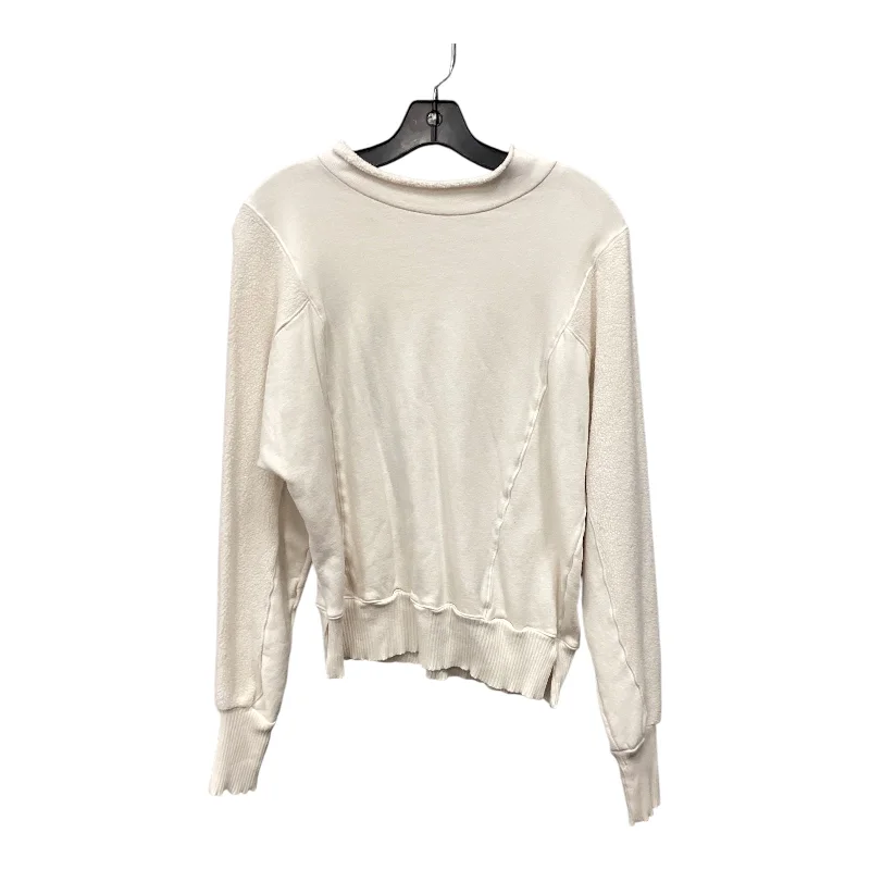 Top Long Sleeve By Michael Stars In Silver, Size: S