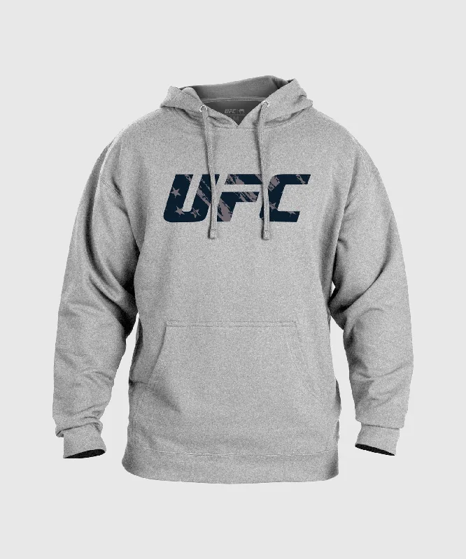 Men's UFC Unrivaled by Venum Justin Gaethje Hoodie - Grey