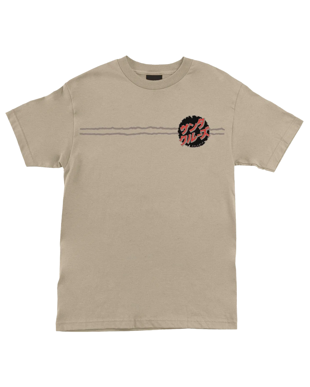 Godzilla Destroyer Stripes T-Shirt in Sand