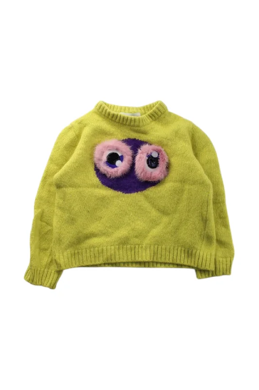 Fendi Furry Monster Knit Sweater 4T