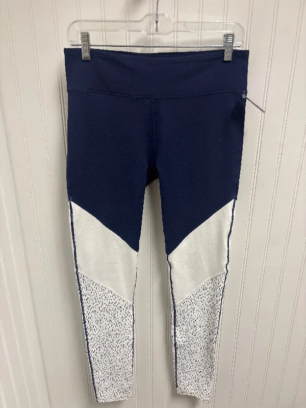 Athletic Leggings By Fabletics In Navy, Size: M