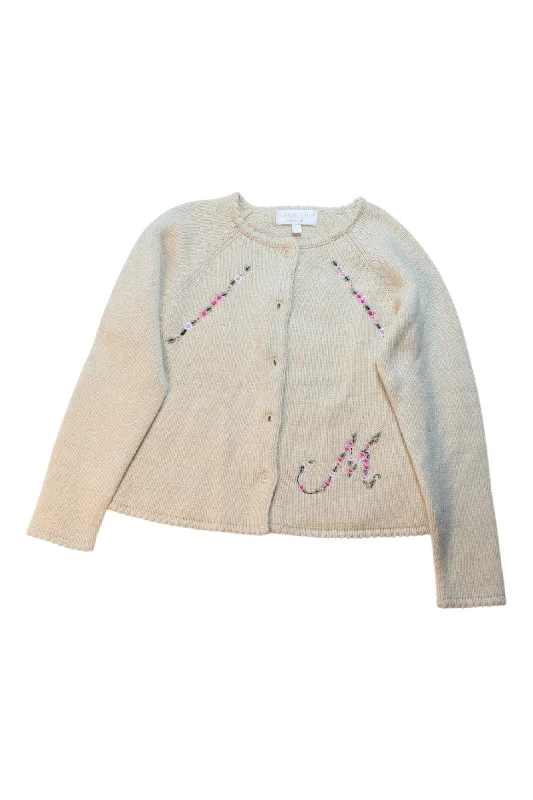 Monnalisa Embroidered Cardigan, Size 6T