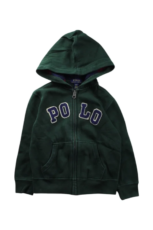 Polo Ralph Lauren Hooded Zippered Sweatshirt 4T