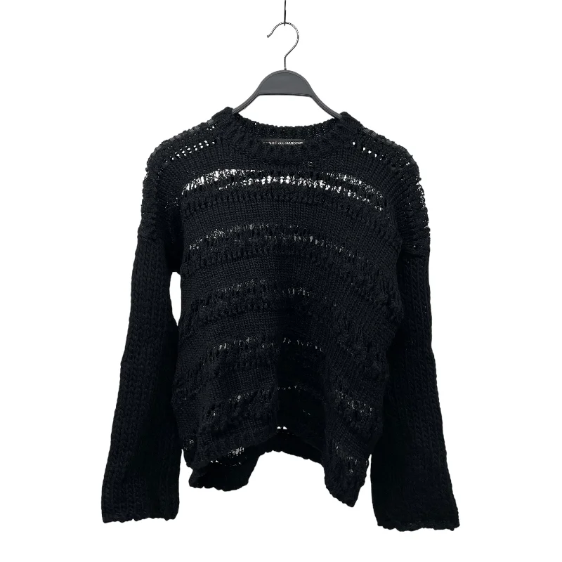 COMME des GARCONS HOMME PLUS/Sweater/S/Black/Wool/PJ-N013