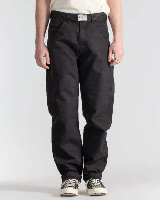 Stan Ray 80s Painter Relaxed Tapered Pants - Black Twill