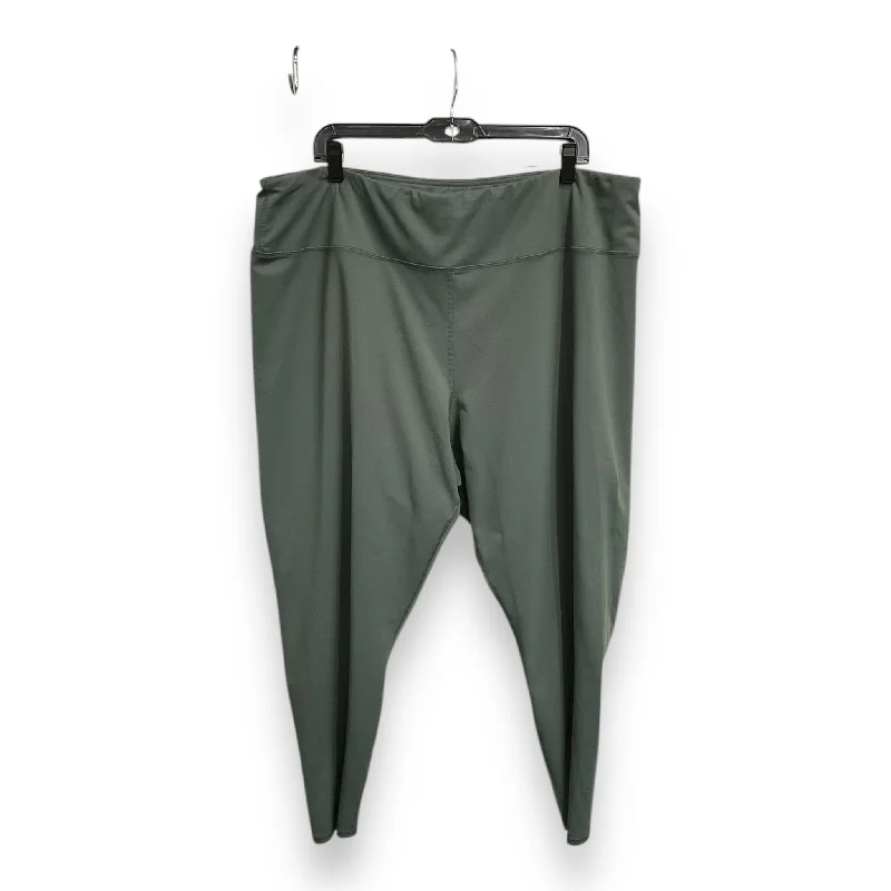 Athletic Leggings By Maurices In Green, Size: 3x