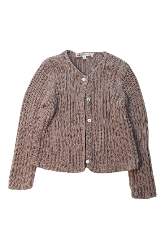 Bonpoint Ribbed Cardigan 2T