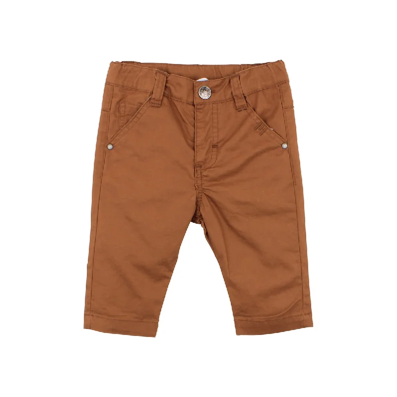 Bebe Arthur Woven Pants in Chestnut (Size 3M-24M)