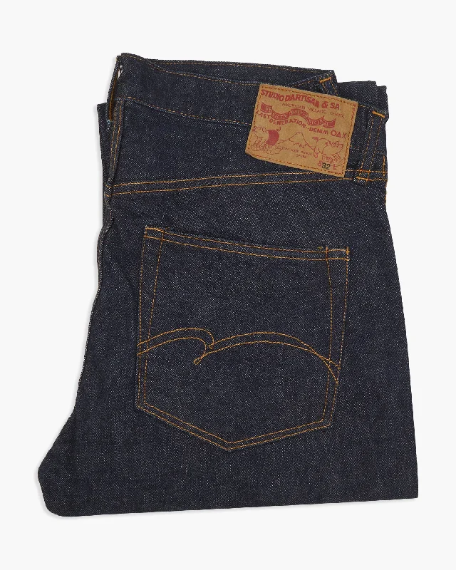 Studio D'Artisan D1891 Regular Straight Selvedge Jeans - Indigo Onewash