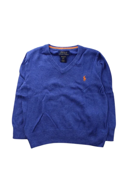 Polo Ralph Lauren V-Neck Knit Sweater 3T