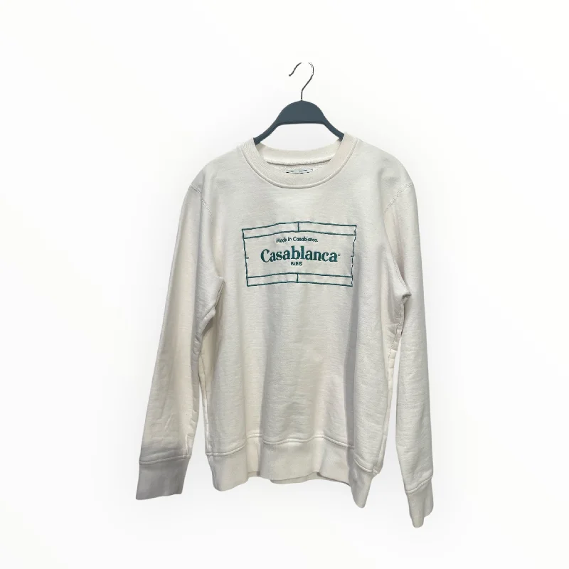 CASABLANCA/Sweater/M/Cotton/WHT/