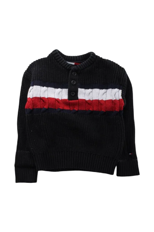 Tommy Hilfiger Buttoned Knit Sweater 12-18M