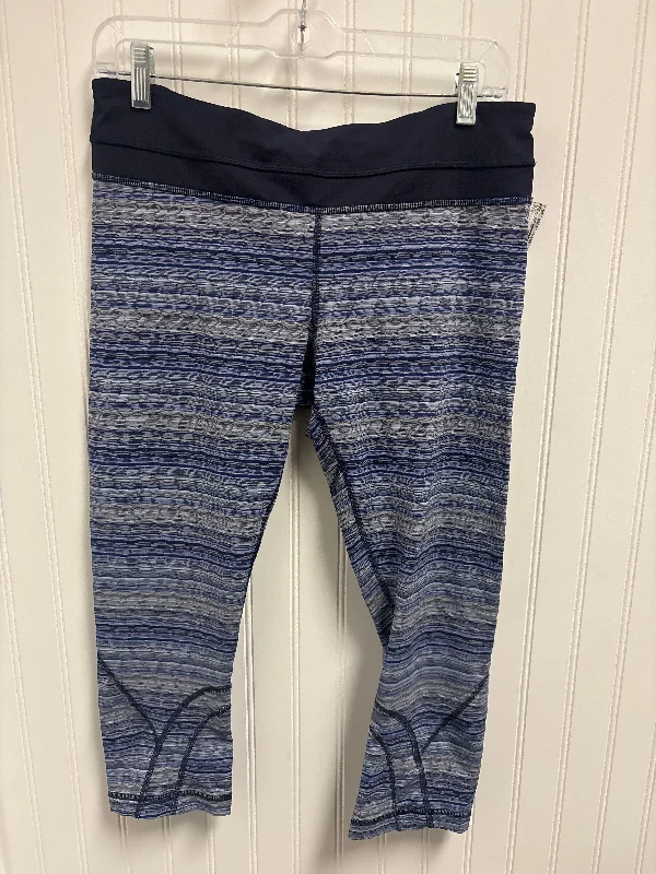 Athletic Leggings By Lululemon In Blue, Size: M