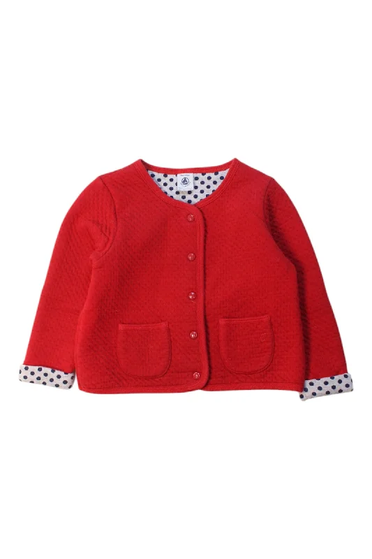 Petit Bateau Quilted Buttoned Cardigan 2T